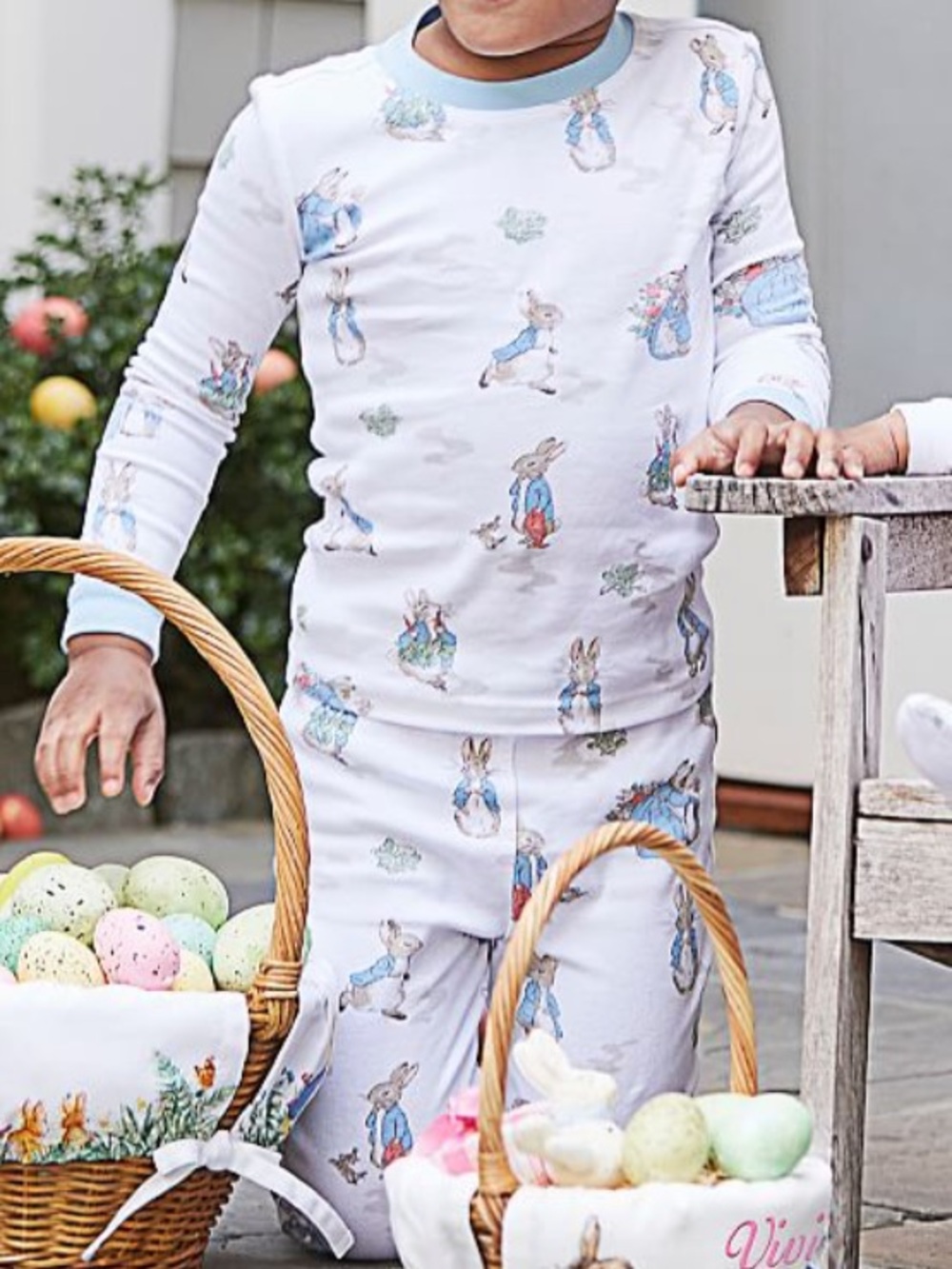 Pottery Barn Kids x Peter Rabbit Pajama Set Long Sleeve Pants Organic Cotton 6